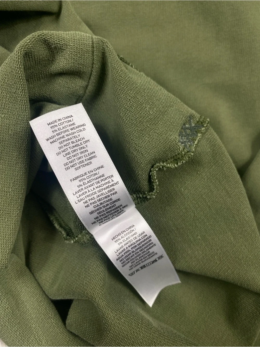 Rhone Bolinas Hoodie Mens M Olive Green Henley Button Hooded Sweatshirt 100596